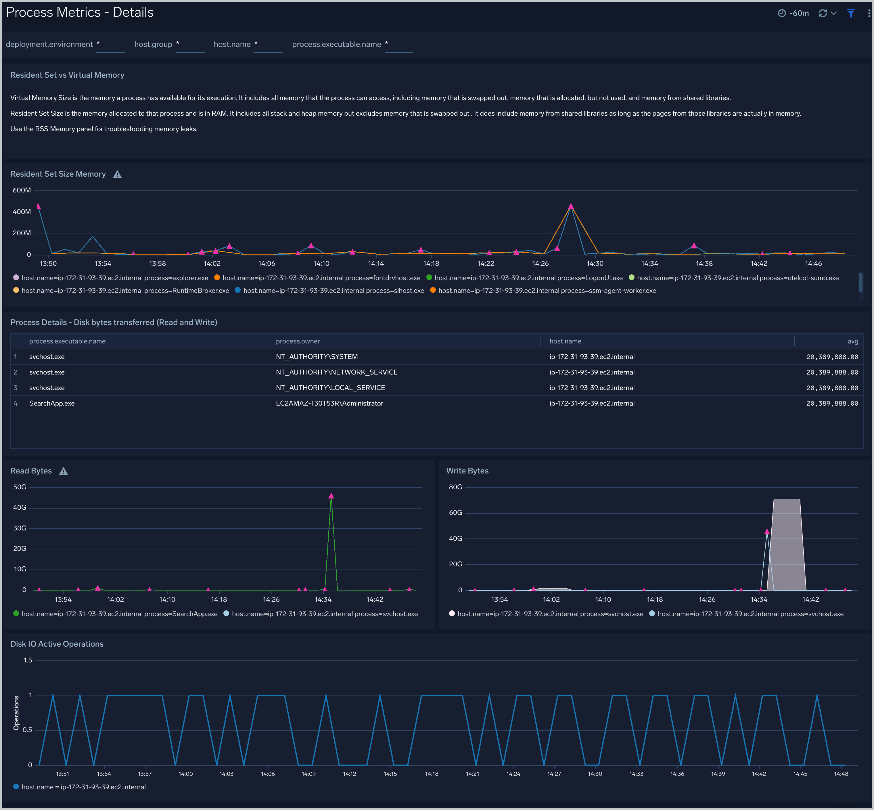 Process Metrics - Details